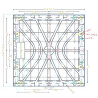 Meilleur prix vente en gros Module d'écran de location bricolage affichage Led entretien complet avant 250x250mm intérieur P3.91 Module Led