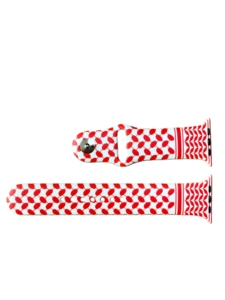 Nouveau style bracelet de montre en silicone étanche Palestine Keffiyeh – Cadeau promotionnel pour soutenir la Palestine - Product Image 3
