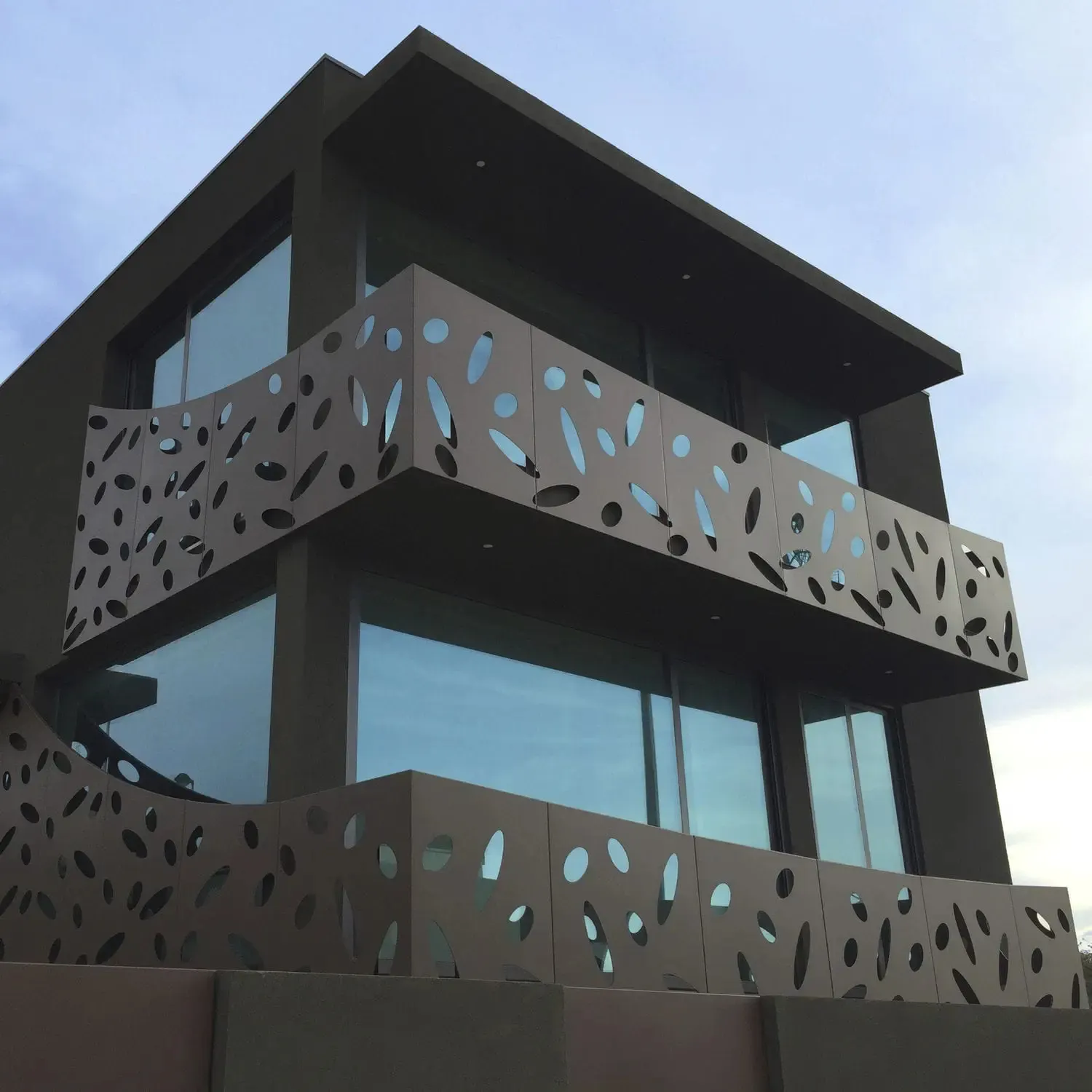 Laser geschnittene dekorative Hausgarten Balkon Sichtschutz Zaun Geländer