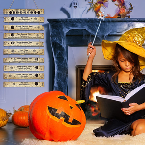 Señal de bienvenida de witchery para cocina, cartel de Halloween, brujería pagana, suministros de <span class=keywords><strong>altar</strong></span> de mecán, signo de bruja, decoración de Fases Lunares para el hogar - Product Image 6