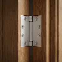 Charnières à ressort robustes modernes de 4-1/2 po en acier inoxydable pour portes à coins ronds/carrés, accessoires de quincaillerie pour portes de projet
