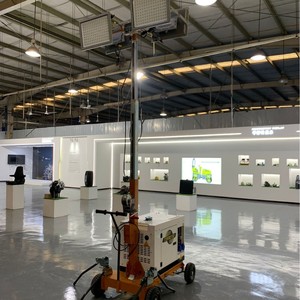Led Diesel Mobile <b>Light</b> Tower 5m 7m Hand Push <b>Lighting</b> Lamp For Mining Emergency Use - Product Image 3