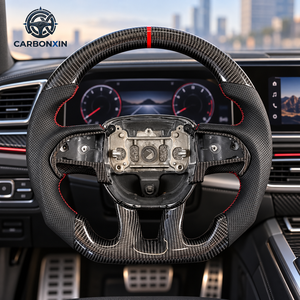 Volante Deportivo Personalizado de 3 Brazos de Fibra de Carbono para Dodge Charger Challenger Durango Demon SRT Journey RT Viper RAM TRX SXT - Product Image 4