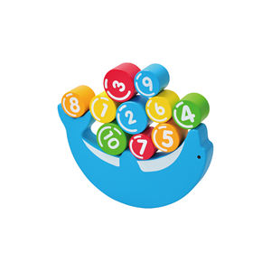 Juego <span class=keywords><strong>de</strong></span> Equilibrio <span class=keywords><strong>de</strong></span> Madera Natural con Forma <span class=keywords><strong>de</strong></span> Mariquita Educativo y Elegante - Product Image 5