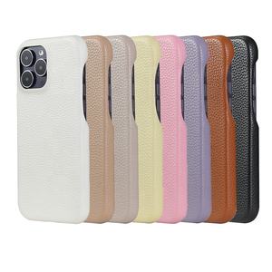 Nouveau Ins Girly Lychee PU étui de téléphone en cuir pour iPhone 17 16 15 14 13 <span class=keywords><strong>Pro</strong></span> Max Android <span class=keywords><strong>Smartphone</strong></span> couverture Chic couleurs - Product Image 1