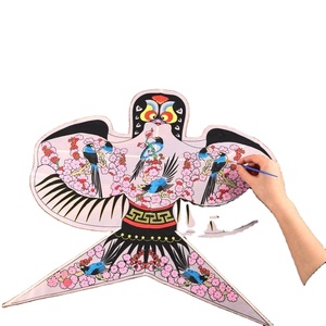 Kit DIY de Papel para Hacer Cometas, Adorno Colgante Hecho a Mano, Decoración Tradicional China Estilo Dinastía Song, Juguete de Puesto con Encanto, Impresión Digital - Product Image 1