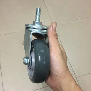 Belastbare Doppelkugellager-Räder aus Polyurethan und Stahl für Handwagen, Mittelschwere Laufrollen - Product Image 2