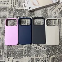 Coque magnétique de marque IC Animation pour Apple iPhone 17 Air Pro Max avec bouton tactile AI POP UP et logo arrière