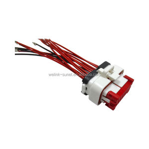 Te Originele 23pos, Ampseal, 770680-2 + 770520-1 + Linksunet FLRY-B-0.75 Aangepaste Verwerking Van Auto Kabelboom - Product Image 4