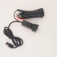Pengisi daya USB dengan Audio tipe c Tiga tombol Sempurna untuk mobil Honda Pengganti ukuran khusus dengan aksesoris kabel untuk perahu, bus, truk