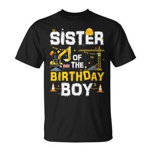 T-shirt de fête d'anniversaire pour la fratrie du gamin d'honneur ou de la équipe de construction - Product Image 1