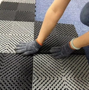 Dalles de <span class=keywords><strong>sol</strong></span> modulaires en PP robustes et emboîtables, revêtement de <span class=keywords><strong>sol</strong></span> en plastique <span class=keywords><strong>pour</strong></span> garage, idéal <span class=keywords><strong>pour</strong></span> les ateliers de detailing automobile - Product Image 4