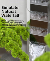 Pompe de filtration à faible niveau d'eau Jeneca pour aquarium, avec plusieurs médias filtrants, 8W, boîtier en plastique durable, économe en énergie, pour aquariums de poissons et de tortues