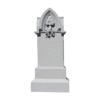 Statue d'ange pleureur personnalisée en granit noir de haute qualité pour cimetière, en vente