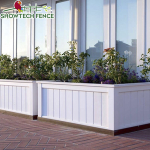 Pequeña caja de macetas de vinilo de PVC portátil para el cultivo de flores y trinos - Product Image 4