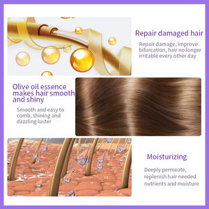 Soins capillaires de haute qualité Lavande Gingembre Biologique Réparation profonde des cheveux Produit endommagé hydratant Nourrissant Masque capillaire à la kératine - Product Image 3