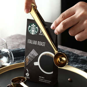 Cuchara Medidora de Café, Cuchara para Leche en Polvo, Cuchara de Acero Inoxidable para Granos de Café con Clip para Bolsa - Product Image 6