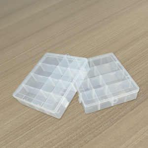 Transparent Plastic Storage Box 12-Compartment Detachable Organizer For Medicine Fishing Tackle Jewelry Beads Parts - Product Image 4