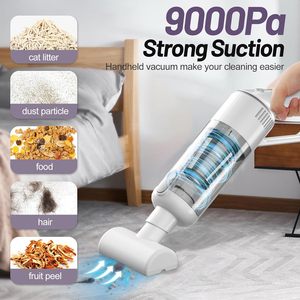 Nueva Aspiradora de Mano Inalámbrica para Automóvil, Recargable, Potente Succión, con Precio Bajo, Nuevo Diseño, <span class=keywords><strong>7000PA</strong></span> - Product Image 3