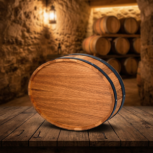Pannello Ovale in Legno per Conservazione Vini, Montaggio a Parete 50x35 cm, per Uso Domestico e Commerciale - Product Image 3