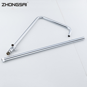 Salle <span class=keywords><strong>de</strong></span> bain Ronde Chrome <span class=keywords><strong>Douche</strong></span> barre Coulissante - Product Image 3