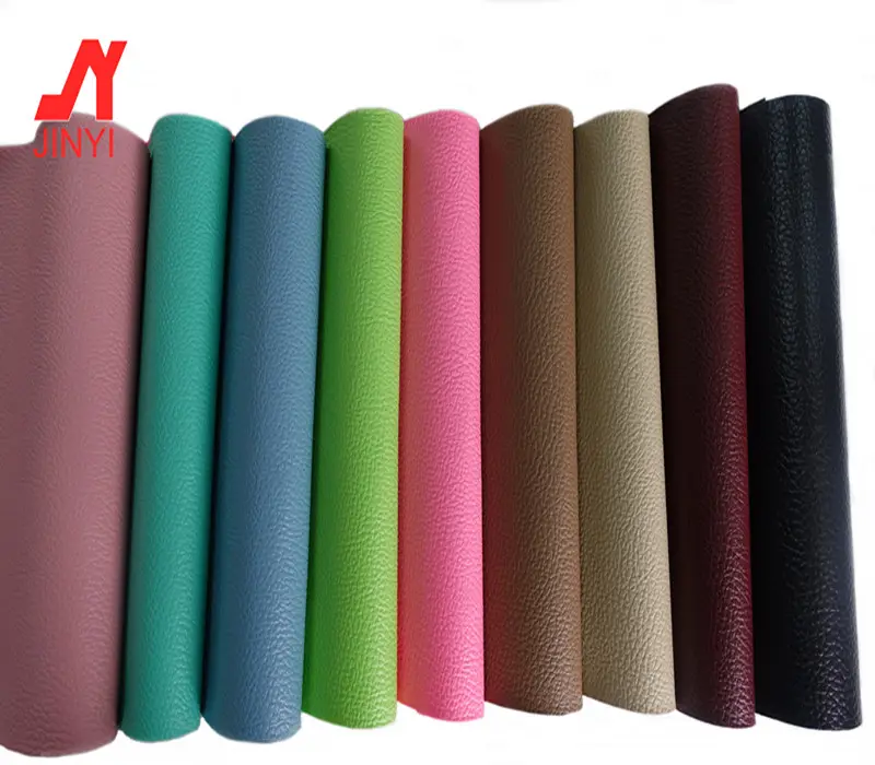 JY kain pelapis kulit sintetis pendukung PVC Tiongkok untuk interior rumah elegan