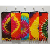 Sarong Hawaiian Pareo Indonésie Processus d'impression Taidai Color Design Sarong Beach Wear Premium Rayon
