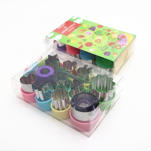 Coupe-légumes et fruits en acier inoxydable personnalisé avec formes de fleurs et de cœurs, moule à biscuits écologique pour enfants - Product Image 6