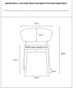 Chaises de salle à manger modernes nordiques <span class=keywords><strong>en</strong></span> bois avec dossier <span class=keywords><strong>en</strong></span> <span class=keywords><strong>tissu</strong></span> de coton et lin, ergonomiques, écologiques, <span class=keywords><strong>pour</strong></span> la maison, le bureau, le parc, l'hôtel, le salon - Product Image 5