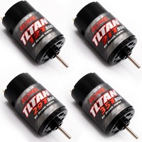 RCXAZ 550 Motor Brushless 36mm 12T 21T 29T 35T Tahan Air dengan Kipas Terintegrasi dan Bantalan Bola 1/10 RC Crawler TRX4 SCX10 Upgrade 22500 RPM