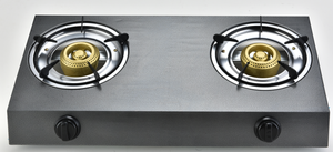 Réchaud à gaz, réchaud au butane pour la cuisine, portable, émail céramique, 3 brûleurs - Product Image 3