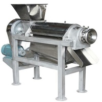 Koude pers commerciële sapcentrifuge/fruitsapcentrifuge/schroefpers voor fruit en groenten