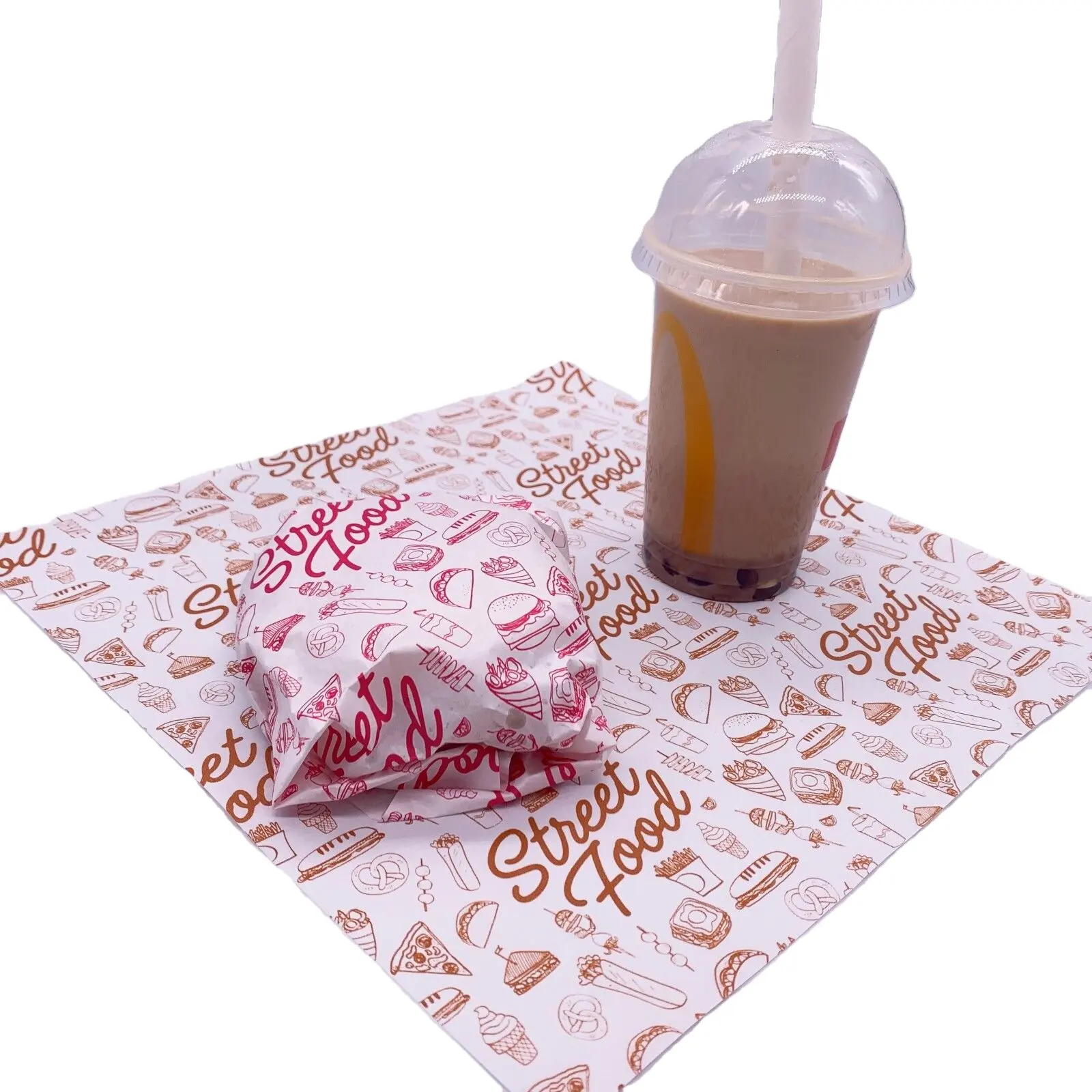 Food Grade Greaseproof Cookie Chocolate Packaging Paper Food Safe Backing Paper