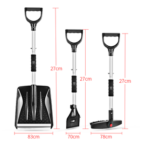 Pelles de neige 3 en 1 de voiture, brosse de voiture, grattoir de glace, ensembles de pelles à neige, grattoir - Product Image 5