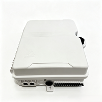 Caja de Distribución de Fibra Óptica Impermeable FDB de 24 Núcleos, Montaje en Pared/Poste, Caja Divisora de Fibra Óptica para Exteriores ODP/NAP, Caja Terminal CTO