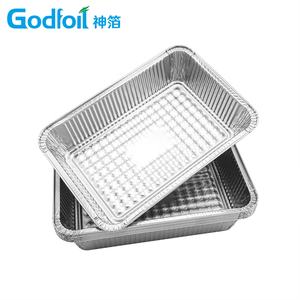 Plats en <span class=keywords><strong>aluminium</strong></span> épais à grande capacité, profonds, jetables, pour la cuisson au <span class=keywords><strong>four</strong></span>, barquettes en <span class=keywords><strong>aluminium</strong></span> de qualité alimentaire, pour barbecue - Product Image 3