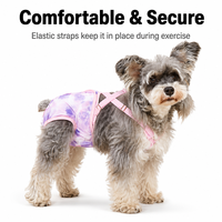 Culotte hygiénique personnalisée pour chienne, lavable et réutilisable, pour la période de chaleur, anti-martaillement, 2026