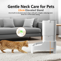Distributeur automatique de nourriture pour animaux de compagnie intelligent 4L, application Tuya, contrôle WiFi, distribution automatique programmée pour chats et chiens avec caméra HD 1080P