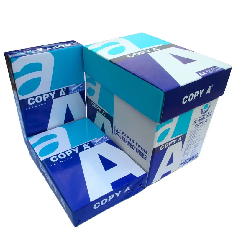 80 GSM 70 GSM papel de impresora A4 papel de copia 75gsm A4 papel de oficina