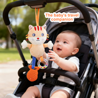 Tempat tidur kucing kartun grosir, mainan boneka, gantungan kereta bayi, tempat tidur bayi, dan bantalan gigit bayi dari produsen