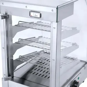 Equipo de Restaurante Comercial en Oferta, Vitrina Exhibidora de Alimentos Calientes de Acero Inoxidable y Vidrio, y Gabinete Eléctrico - Product Image 2