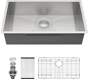 Fregadero de Cocina de Acero <span class=keywords><strong>Inoxidable</strong></span> de Alta Calidad y Bajo Precio, Fregadero Individual para Lavar Platos - Product Image 5