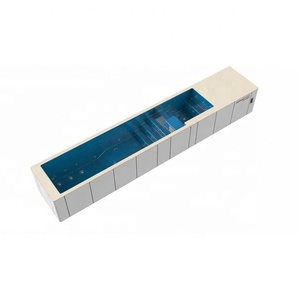 <span class=keywords><strong>Kit</strong></span> de <span class=keywords><strong>piscine</strong></span> en fibre de verre haute performance de 40 pieds avec terrasse, ensemble d'équipement professionnel complet pour les éco-resorts et le glamping de luxe - Product Image 2