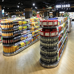 <span class=keywords><strong>Venta</strong></span> de Fábrica: Estanterías de Góndola de Doble Cara de Alta Resistencia para Supermercados, Estanterías de Arco Personalizables para Comercios Minoristas - Product Image 3