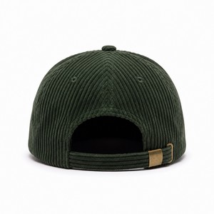 Casquette Snapback en Velours Côtelé Brodé Chenille Personnalisé avec Logo, 5 Panneaux, 100% Polyester, Style Universitaire Luxe Courbé - Product Image 5