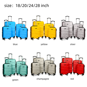 18 20 24-28 इंच <span class=keywords><strong>4</strong></span> टुकड़े के ट्रॉली सामान सेट स्पिनर व्हील्स को एयर ट्रैवल फैक्ट्री के लिए सीधे ताजा डिजाइन - Product Image 3