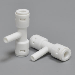 Conector para purificador de agua, adaptador de conexión rápida tipo T de tres vías para accesorios de tuberías de entrada de agua, gran compatibilidad - Product Image 3