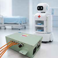 Batterie LiFePO4 24V 60Ah pour robot de livraison médical avec BMS intelligent, charge rapide, haute sécurité, personnalisable OEM ODM, vente en gros usine
