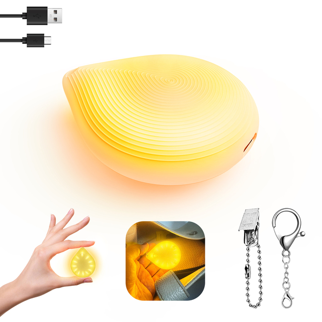 Custom Rechargeable LED Handbag Light With Touch Sensor Glow Backpack Bag Lamp LED Purse Light for Night Safety and Seek