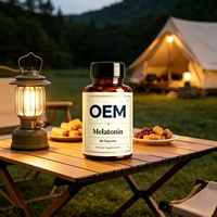 Capsules de mélatonine personnalisées OEM, complément alimentaire pour favoriser le sommeil